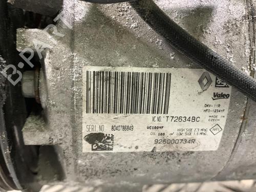 AC compressor RENAULT CLIO IV (BH_) 1.2 TCe 120 (BHAU) | BP20008737M34 