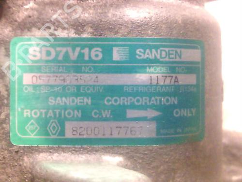 AC compressor DACIA LOGAN (LS_) 1.6 (LS0B, LS0D, LS0F, LS0H) | BP20015055M34 - Image 3