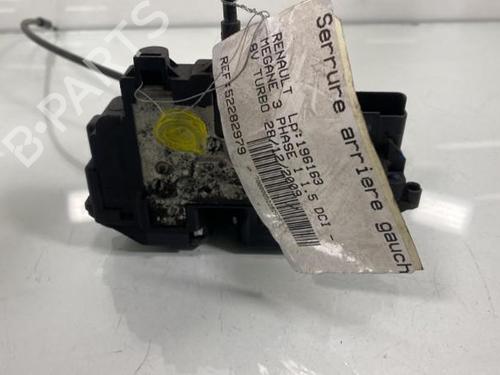 Used Rear left lock RENAULT MEGANE III Hatchback (BZ0/1_, B3_) 1.5 dCi (86 hp) 19979854