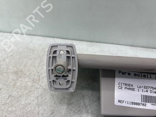 Left sun visor CITROËN C2 (JM_) 1.4 HDi | BP33614454I1 - Image 2