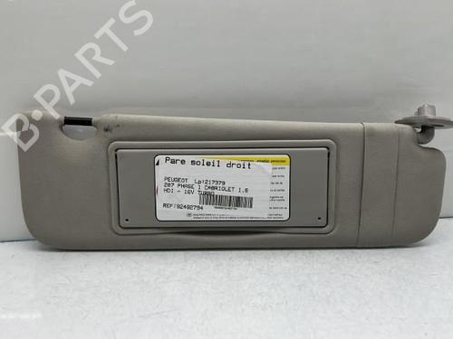 Right sun visor PEUGEOT 207 CC (WD_) 1.6 HDi | BP21490257I2 