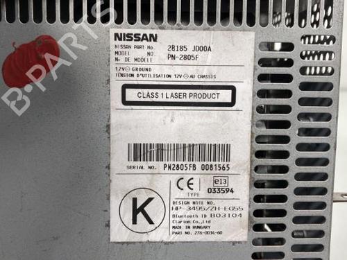 Radio NISSAN QASHQAI / QASHQAI +2 I (J10, NJ10, JJ10E) 2.0 dCi | BP19983289E6 