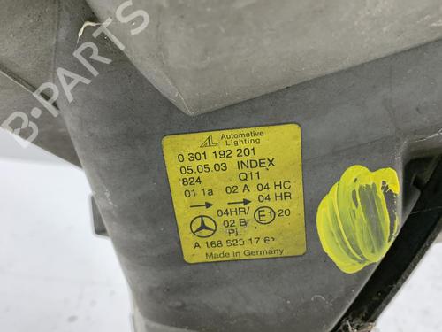 Used Left headlight MERCEDES-BENZ A-CLASS (W168) [1997-2005]  19996023