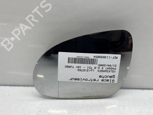 Used Left mirror glass VW PASSAT B6 (3C2) 2.0 TDI 16V (140 hp) 30791301