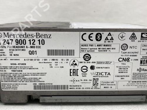 Used Radio Radio MERCEDES-BENZ CLA Shooting Brake (X118) CLA 180 (118.684) (136 hp) 19948706 19948706