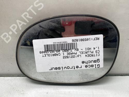 Spejlglas venstre CITROËN C3 Pluriel (HB_) 1.4 HDi (68 hp) 31134610
