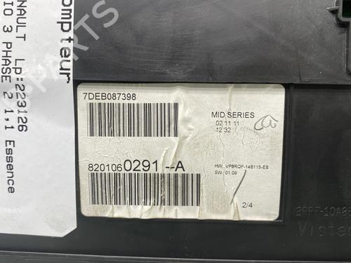 Kombinert Instrument RENAULT CLIO III (BR0/1, CR0/1) 1.2 16V Hi-Flex (BR1U, CR1U) | BP29995794C47