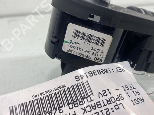 Headlight switch AUDI A1 Sportback (8XA, 8XF) 1.0 TFSI | BP27721652I24 