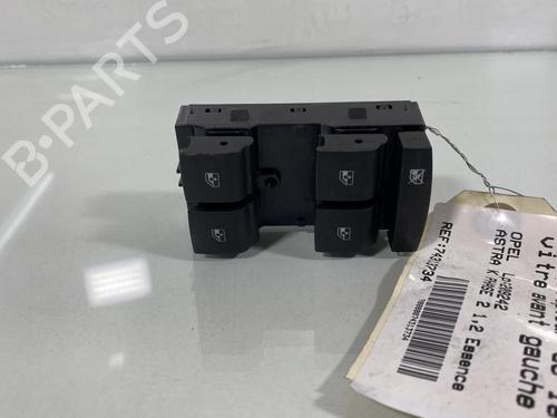 Used Left front window switch Left front window switch OPEL ASTRA K (B16) [2015-2022] 19955407 19955407