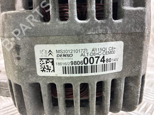 Used Alternator Alternator PEUGEOT 208 I (CA_, CC_) 1.0 VTi (68 hp) 34158702 34158702