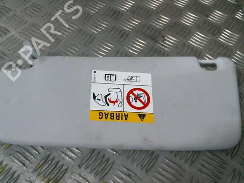 Used Left sun visor Left sun visor OPEL CORSA E (X15) 1.4 (08, 68) (90 hp) 20011891 20011891