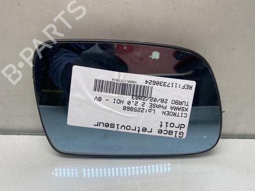 Used Right mirror glass CITROËN XSARA (N1) 2.0 HDi 90 (90 hp) 31134840