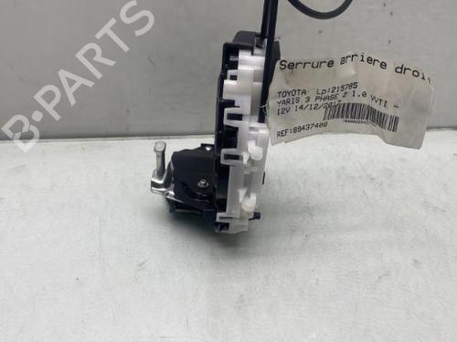 Rear right lock TOYOTA YARIS (_P13_) 1.0 (KSP130_, KSP130) | BP19958681C99 