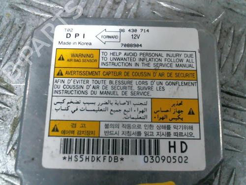 ECU airbags CHEVROLET KALOS  | BP20012762M53 