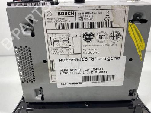 Radio ALFA ROMEO MITO (955_) 1.3 MultiJet (955AXP1A, 955AYC1A) | BP20028723E6