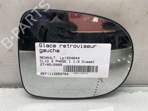 Espelho esquerdo RENAULT CLIO III (BR0/1, CR0/1) 1.5 dCi (BR17, CR17) (86 hp) 31134701