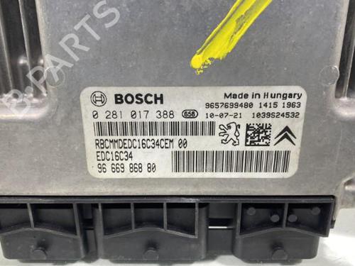 Used Engine control unit (ECU) Engine control unit (ECU) CITROËN C3 II (SC_) 1.4 HDi 70 (SC8HZC, SC8HR0, SC8HP4) (68 hp) 21196560 21196560