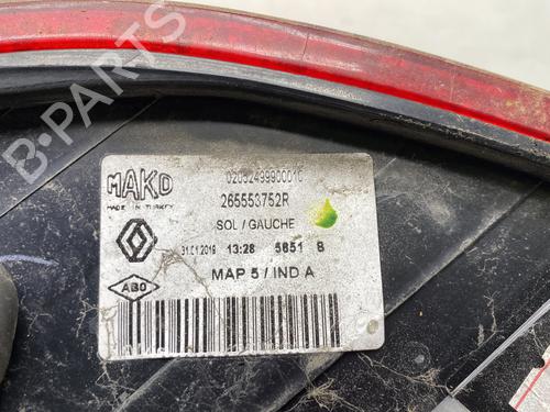Left taillight RENAULT CLIO IV (BH_) 0.9 TCe 75 (BHNP) | BP30887962C34 