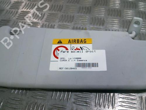Used Right sun visor Right sun visor OPEL CORSA E (X15) 1.4 (08, 68) (75 hp) 19999227 19999227