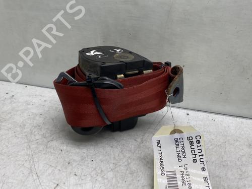 Used Rear left seatbelt Rear left seatbelt CITROËN BERLINGO / BERLINGO FIRST MPV (MF_, GJK_, GFK_) [1996-2026] 19953865 19953865