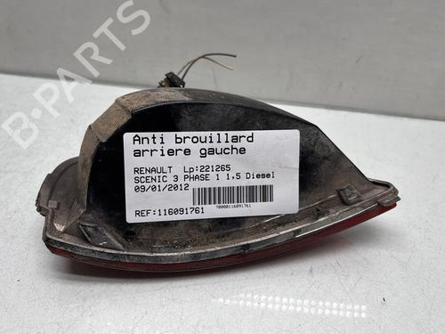 Used Rear fog light Rear fog light RENAULT SCÉNIC III (JZ0/1_) 1.5 dCi (110 hp) 32339390 32339390