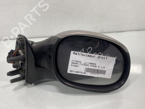 Used Right mirror CITROËN XSARA PICASSO (N68) 1.6 HDi (90 hp) 19984115