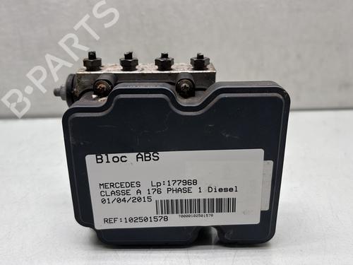 Used ABS pump MERCEDES-BENZ A-CLASS (W176) A 160 CDI / d (176.011) (90 hp) 28279569