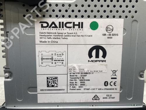 Used Radio Radio FIAT DUCATO Van (250_) 140 Natural Power (136 hp) 33609700 33609700