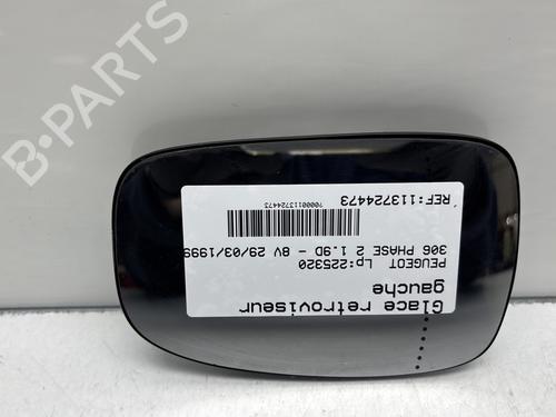 Used Left mirror glass PEUGEOT 306 Hatchback (7A, 7C, N3, N5) 1.9 D (68 hp) 30791303