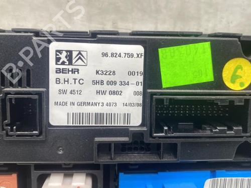 Climate control PEUGEOT 407 (6D_) 1.6 HDi 110 (6D9HZC, 6D9HYC) | BP19968836I5 