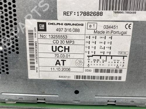 Radio OPEL ZAFIRA / ZAFIRA FAMILY B (A05) 1.7 CDTI (M75) | BP20018601E6