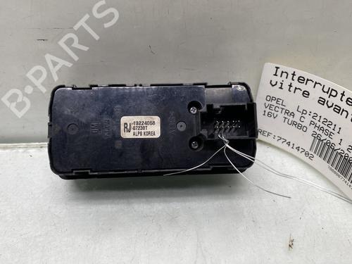 Left front window switch OPEL VECTRA C (Z02)  | BP24377541I27 
