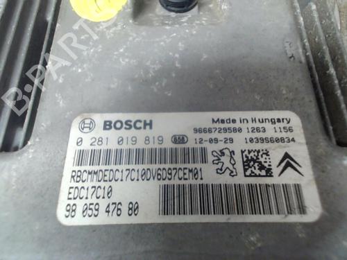 Engine control unit (ECU) CITROËN C3 II (SC_) 1.6 HDi | BP20024351M57 