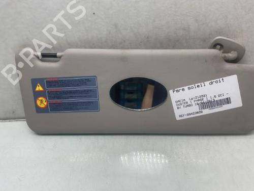 Used Right sun visor Right sun visor DACIA DUSTER (HS_) 1.5 dCi (HSAJ) (90 hp) 21962284 21962284