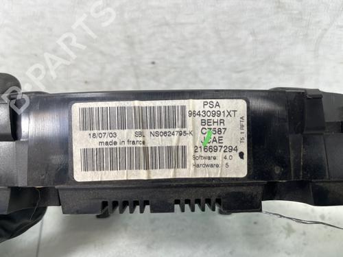 Used Climate control Climate control PEUGEOT 307 Break (3E) 2.0 HDI 110 (107 hp) 34449908 34449908