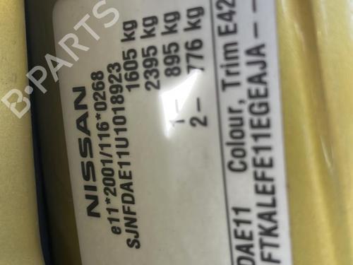 Front left lock NISSAN NOTE (E11, NE11) 1.5 dCi | BP23769202C98  - Image 10