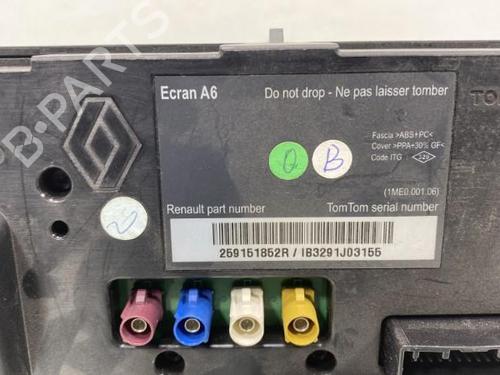 Used Display monitor Display monitor RENAULT CLIO III Grandtour (KR0/1_) 1.5 dCi (88 hp) 19984089 19984089