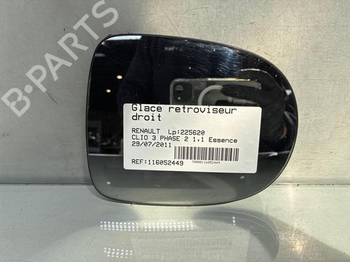 Spejlglas højre Spejlglas højre RENAULT CLIO III (BR0/1, CR0/1) 1.2 16V Hi-Flex (BR1U, CR1U) (75 hp) 34242734 34242734
