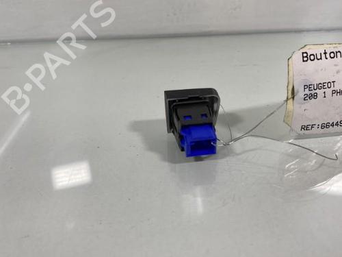 Used Warning switch PEUGEOT 208 I (CA_, CC_) 1.0 VTi (68 hp) 19975579