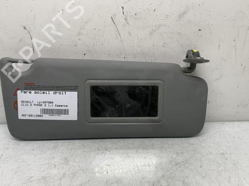 Used Right sun visor Right sun visor RENAULT CLIO II (BB_, CB_) [1998-2016] 20022823 20022823