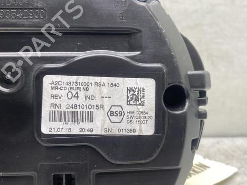 Instrument cluster RENAULT TALISMAN Grandtour (KP_) 1.6 dCi 130 | BP19952578C47 