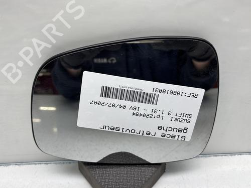 Used Left mirror glass SUZUKI SWIFT III (MZ, EZ) 1.3 (RS413, ZC11S) (92 hp) 30790988
