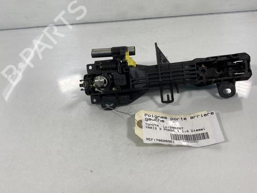 Used Rear left exterior door handle TOYOTA YARIS (_P13_) 1.4 D (NLP130_, NLP130) (90 hp) 19965445