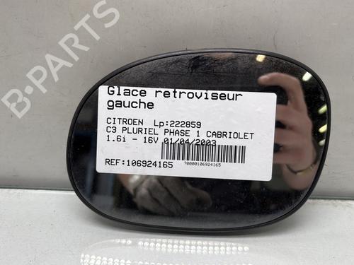 Used Left mirror glass CITROËN C3 Pluriel (HB_) 1.6 (109 hp) 30790992