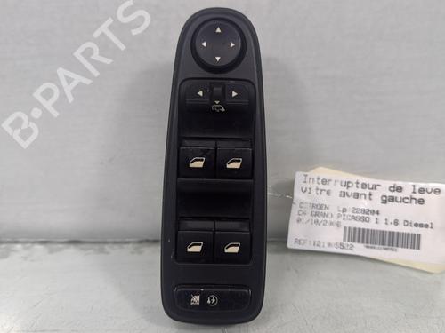Used Left front window switch Left front window switch CITROËN C4 Grand Picasso I (UA_) 1.6 HDi (109 hp) 33238658 33238658
