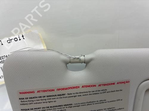 Right sun visor RENAULT LAGUNA III (BT0/1) 2.0 dCi (BT01, BT08, BT09, BT0E, BT0K, BT12, BT1C, BT1D,... | BP36008387I2 - Image 8