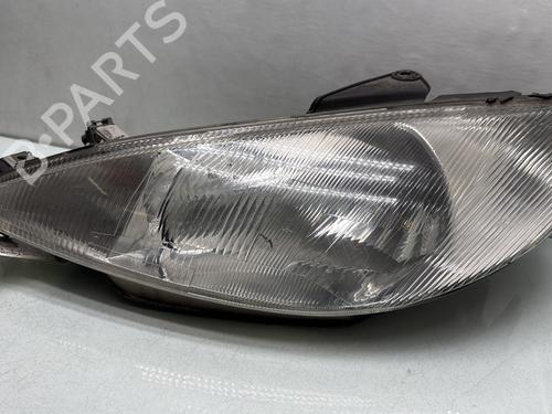 Used Left headlight PEUGEOT 206 Hatchback (2A/C) 1.9 D (69 hp) 32192528