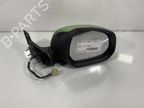 Used Right mirror OPEL AGILA B (H08) 1.2 (F68) (86 hp) 23768313