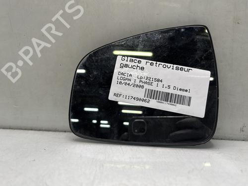 Speilglass venstre DACIA LOGAN (LS_) 1.5 dCi (LS0K) (68 hp) 31046551