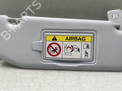 Used Right sun visor PEUGEOT 208 I (CA_, CC_) 1.2 VTI 82 (82 hp) 31612951